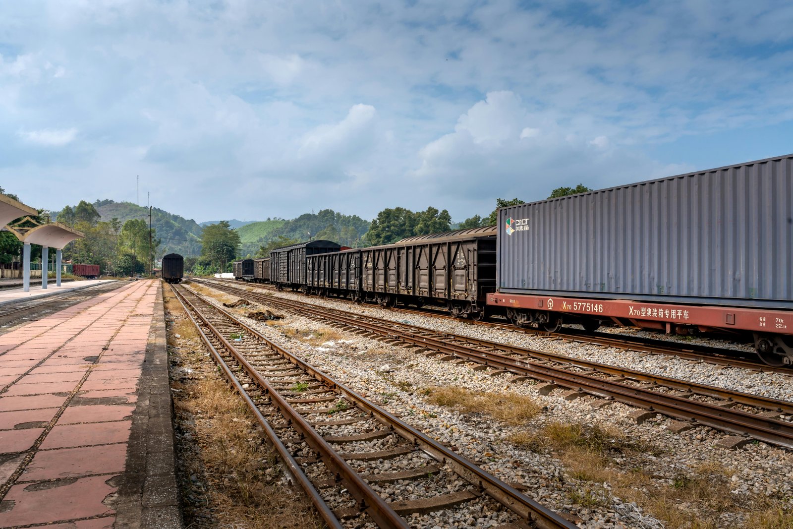Railway Goods Line Transport Logistics